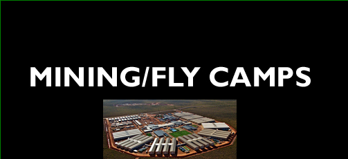 Artificial grass mining fly in camps