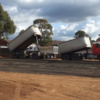 Artificial grass base construction