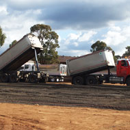 Artificial grass for commercial earthworks