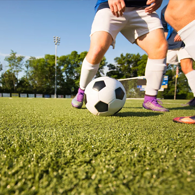 Synthetic grass for soccer